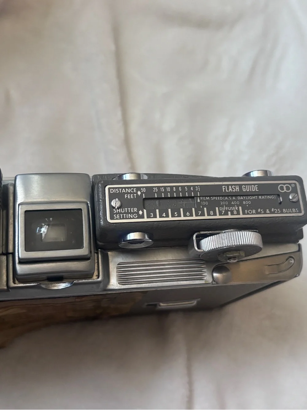 Vintage Polaroid Land Camera 700 Untested Bundle w Case Key Flash